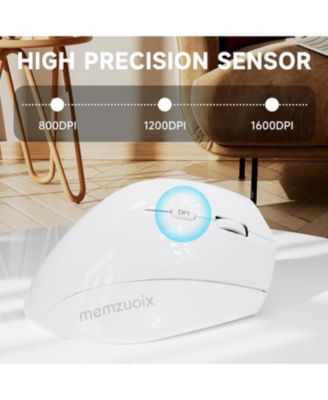 Ergonomic Mouse Wireless,2.4G Optical Cordless Mice with 800/1200/1600 DPI,Vertical Computer Wireless Mouse for Laptop, Mac,PC,Desktop (for Right Hand, Large)