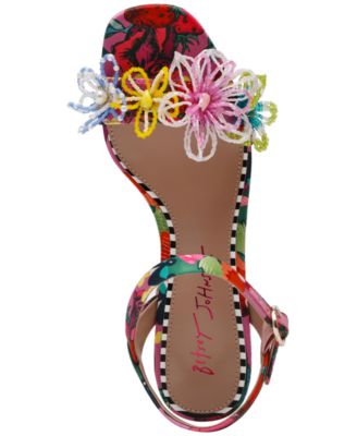 Women's Cinthia Embellished Block-Heel Sandals 