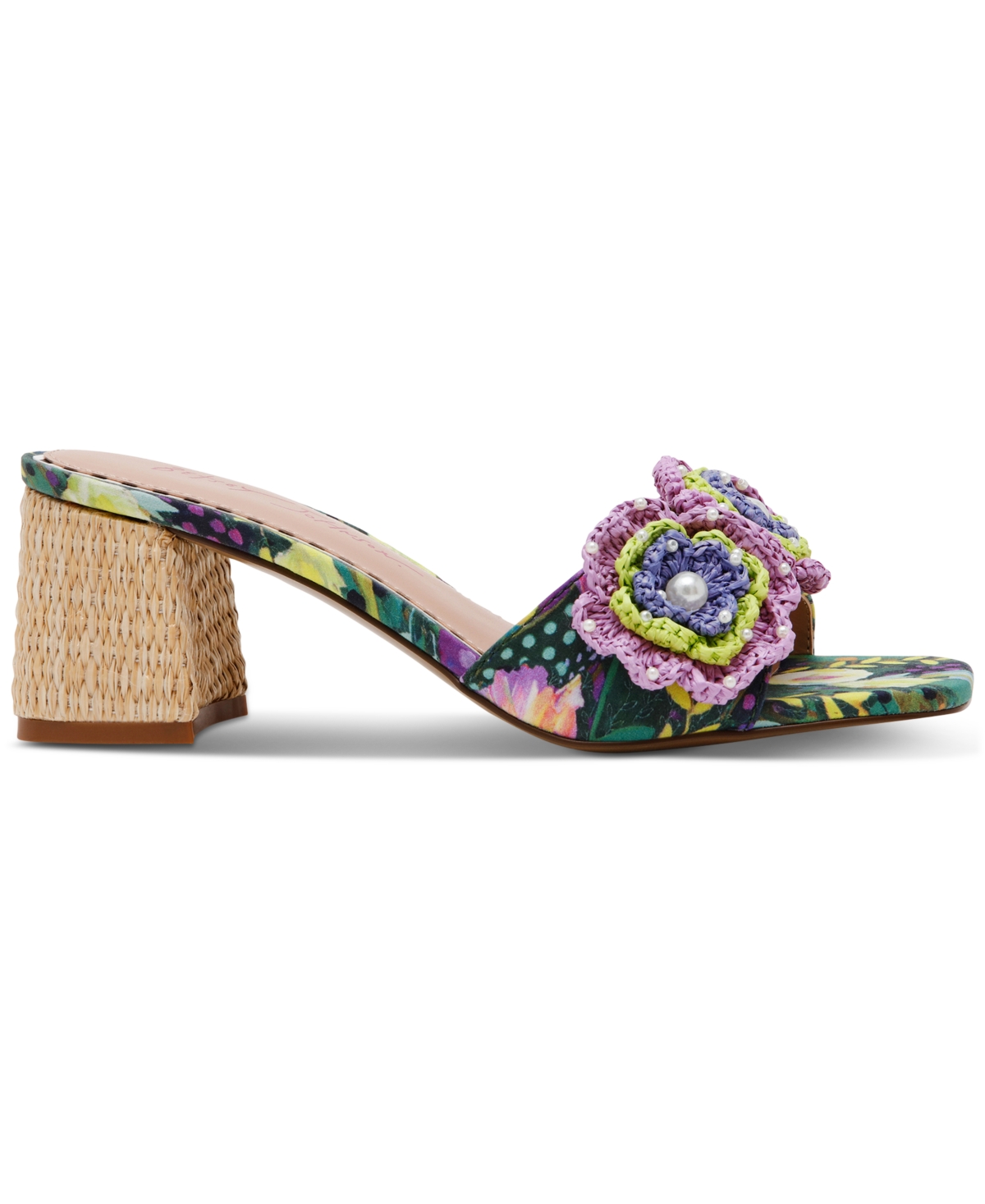 BETSEY JOHNSON WOMEN'S DIETRICH BLOCK-HEEL DRESS MULES 