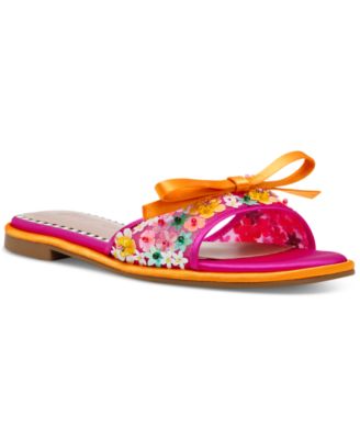 Betsey Johnson - Women's Teasee Floral Slide Sandals