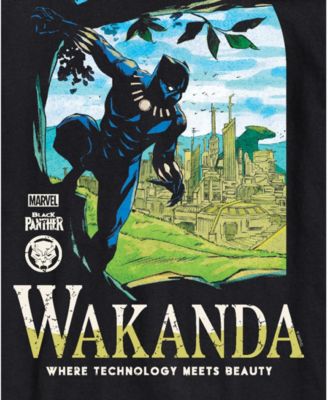 Men's Black Panther Wakanda Short Sleeve T-Shirt