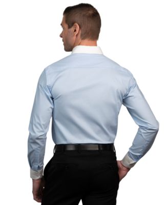 Коллекция Tayion Мужская приталенная рубашка Tayion Collection