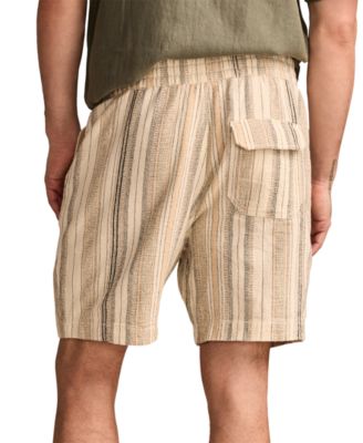 Lucky Brand Мужские шорты Lucky Brand с текстурированной полосой обычного кроя длиной 7 дюймов на завязках 13890₽