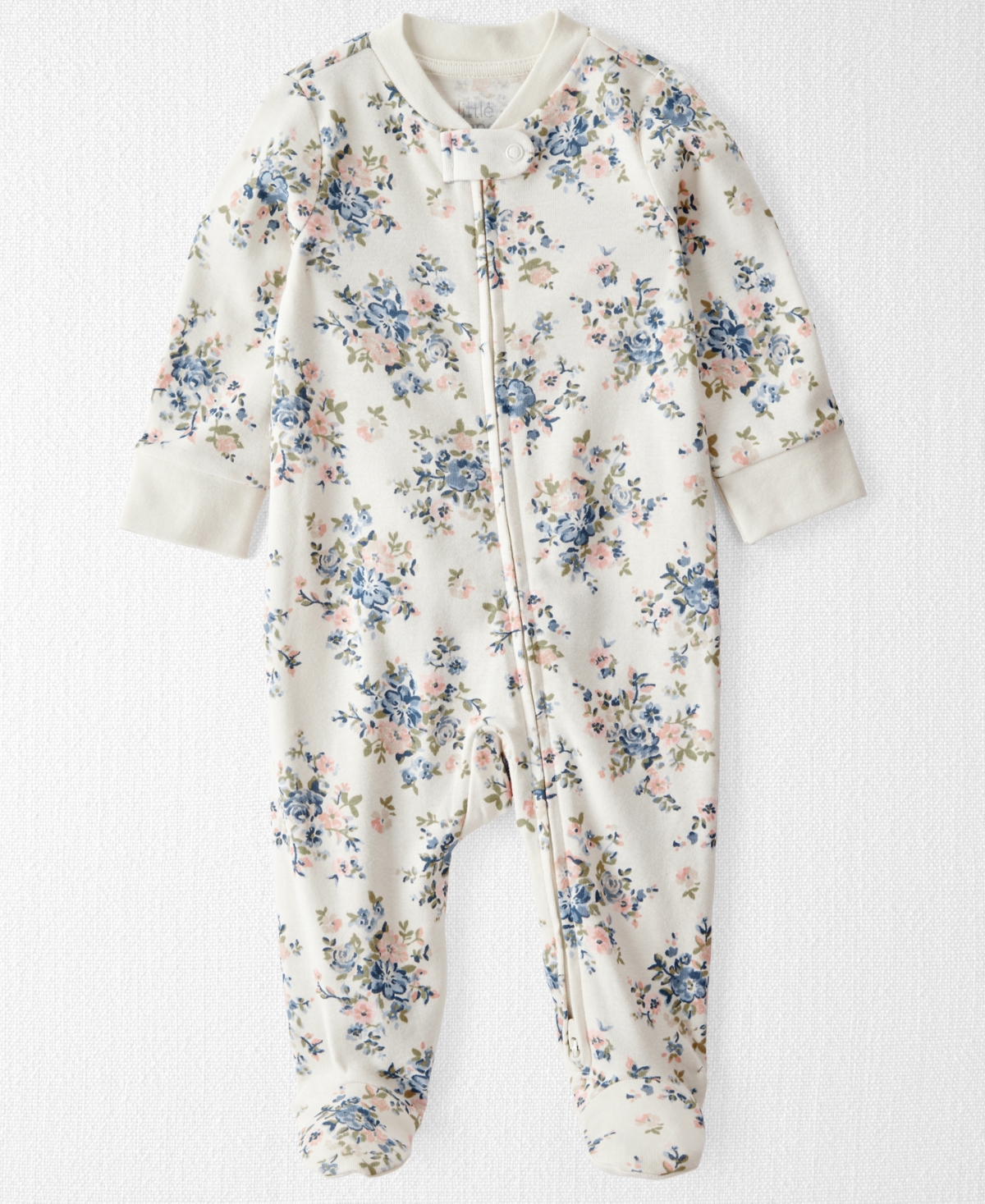 Little Planet by Carter's Baby Organic Cotton Footed Pajamas - Floral