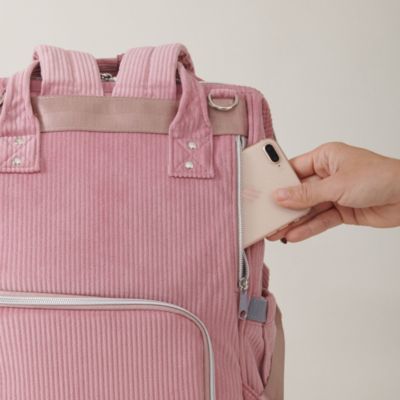 Corduroy Comfort Carryall Diaper Backpack