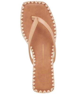Women's Barty Whipstitch Thong Low Heel Sandals