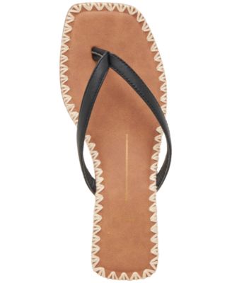 Women's Barty Whipstitch Thong Low Heel Sandals