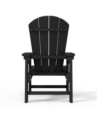 Kids Outdoor Adirondack Plastic Patio Chair (Set of 4)
