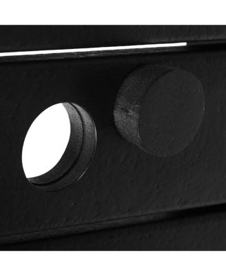 5-Piece HDPE Adirondack Chair Outdoor Patio Square Table Conversation Set