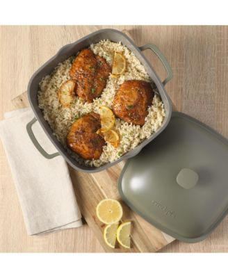 Cast Aluminum 5.2 Quart Dutch Oven Pot with Lid