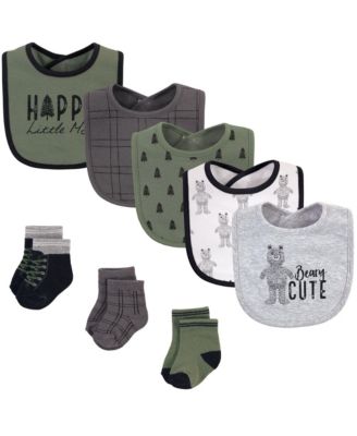 8Pk Bibs/Socks Set