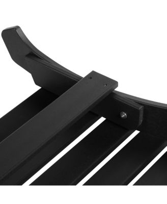 Outdoor Patio HDPE Adirondack Ottoman Footrest