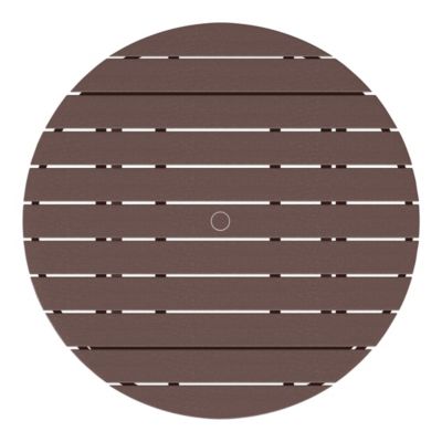 Kids 5-Piece HDPE Outdoor Patio Round Dining Table and Chairs Set