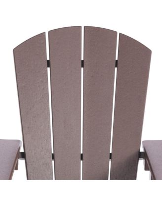 Kids 5-Piece HDPE Outdoor Square Patio Dining Table and Chairs Set