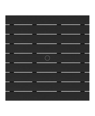 Kids 5-Piece HDPE Outdoor Square Patio Dining Table and Chairs Set