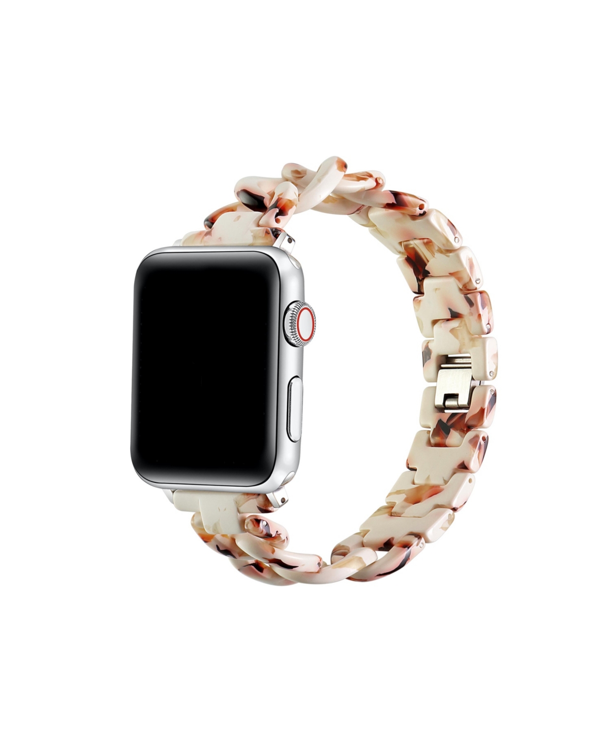 Kit Tortoise Resin Link Band for Apple Watch, Fits All Apple Watch Models - Ivory Tortoise