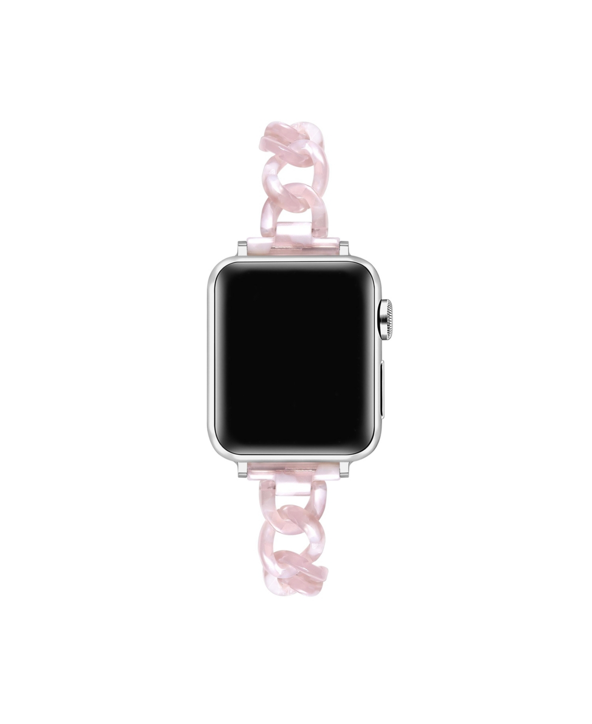 Posh Tech Kit Tortoise Resin Link Band For Apple Watch, Fits All Apple Watch Models In Blush Tortoise