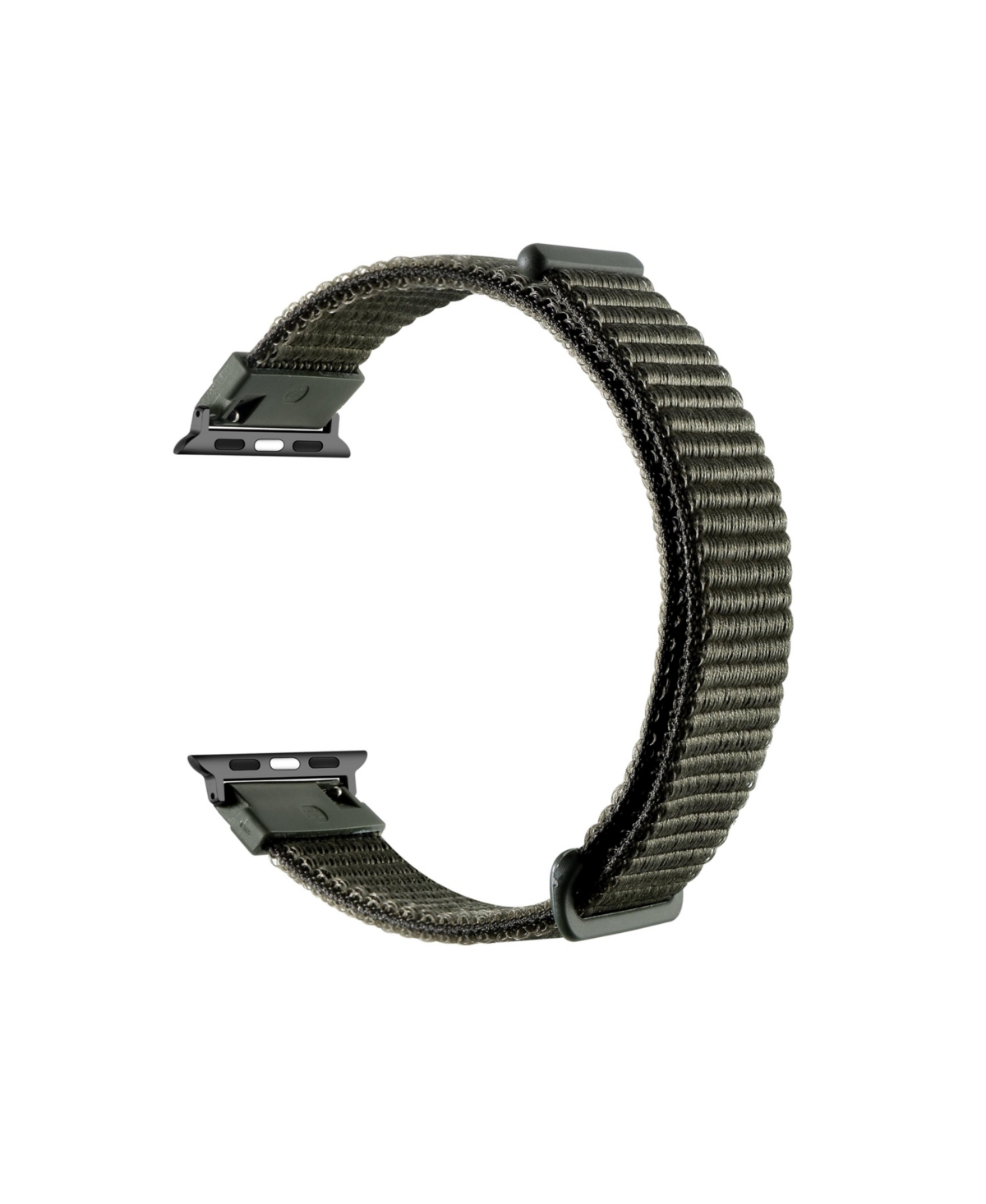 Posh Tech Emmett Nylon Band For Apple Watch, Fits All Apple Watch Models In Green
