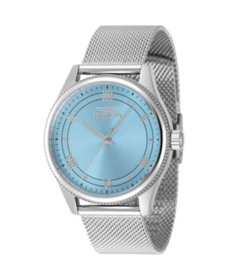 Women's 48487 Celestial Quartz 3 Hand Light Blue Dial Watch