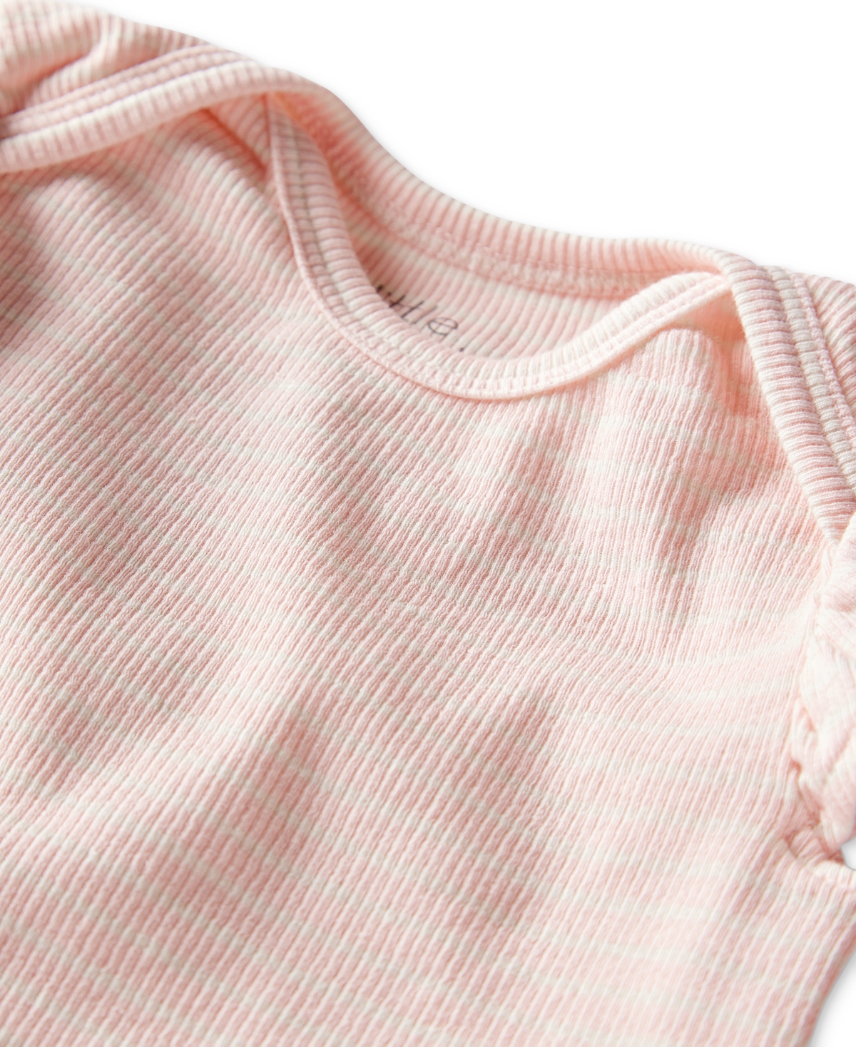 Carter's Little Planet By  Baby Girls 2-pc. Organic Cotton Top & Shorts Knit Set In Pink Stripes