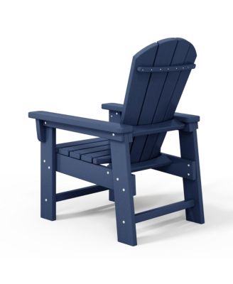 Kids Outdoor HDPE Adirondack Plastic Patio Chair