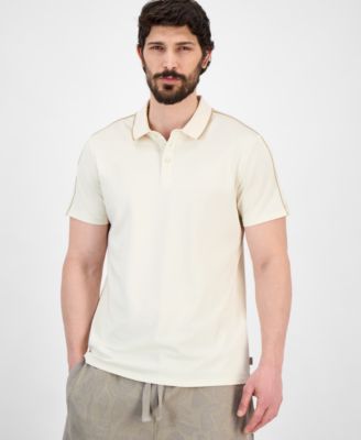 GUESS - Men's Quattro Crest Short Sleeve Polo Shirt