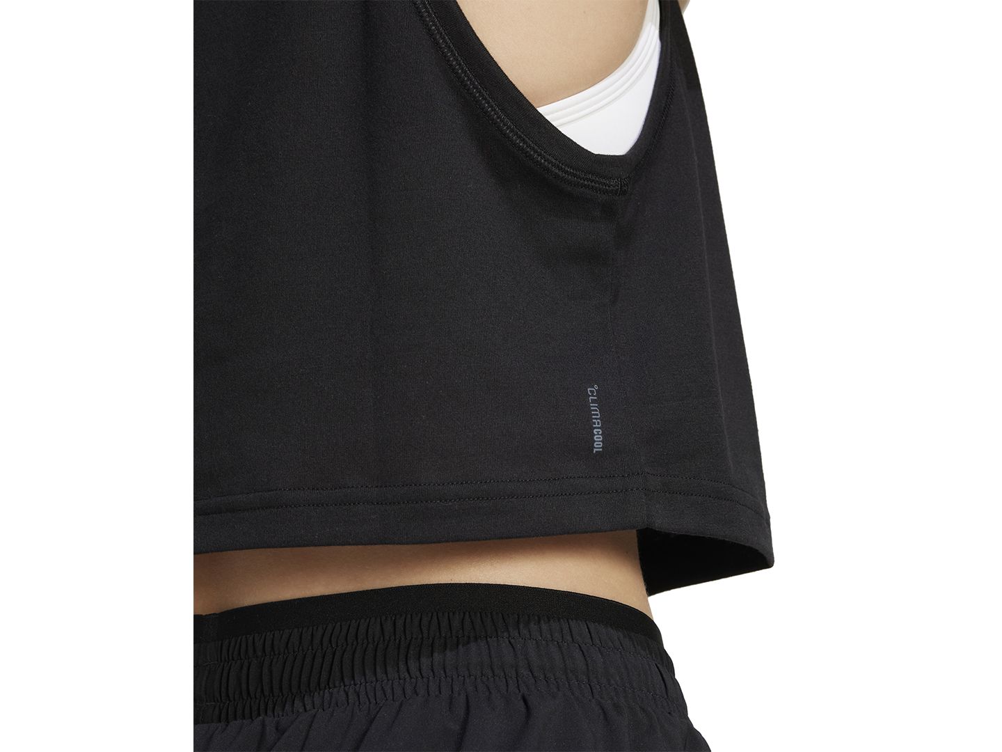 Женский топ adidas Train Essentials Boxy Workout Tank, цвет: Чёрный — фото 6