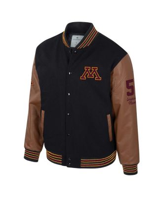 Colosseum Mens Letterman Full-Snap Varsity Jacket 31490₽