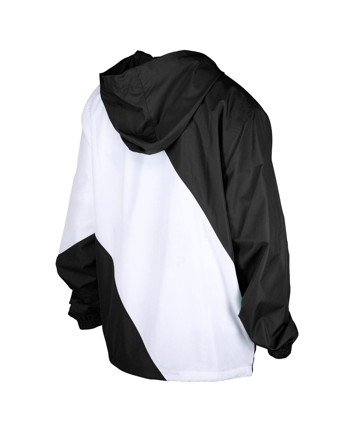 NEW ERA MEN'S BLACK LOS ANGELES LAKERS 2024/25 CITY EDITION FULL-ZIP WINDBREAKER JACKET 