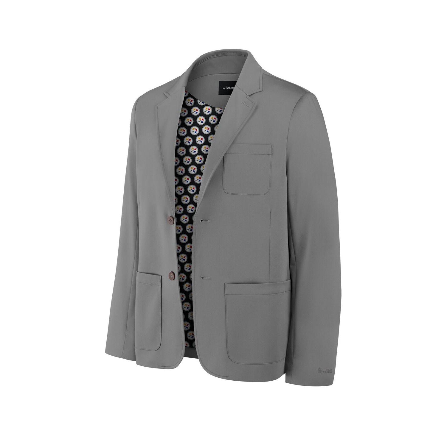 Men's Graphite Pittsburgh Steelers Man-In-Motion Blazer