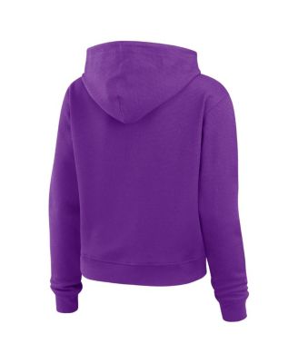 Women's Purple Minnesota Vikings Waffle Hoodie Pullover Top