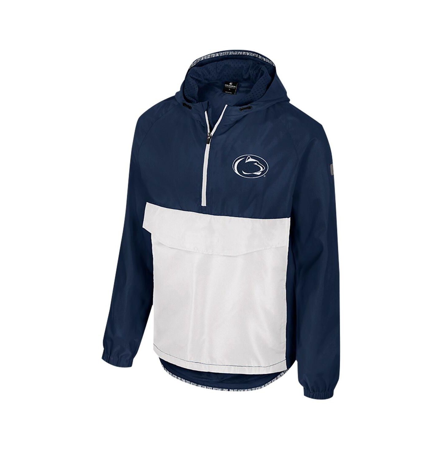 Мужская куртка Colosseum Navy Penn State Nittany Lions Reloaded Anorak Half-Zip — фото 3