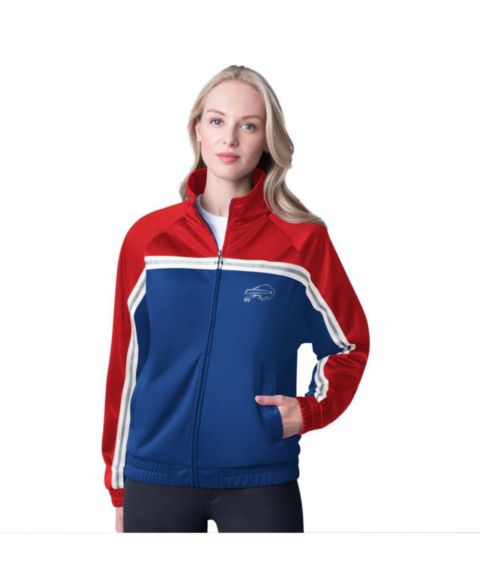 Женские куртки G-III 4Her by Carl Banks Women's Royal Buffalo Bills Post Game Full-Zip Track Jacket