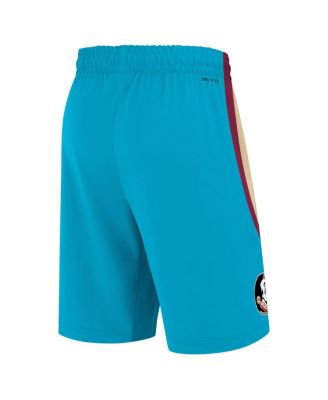 Men's Turquoise Florida State Seminoles Alternate Replica Performance Basketball Shorts