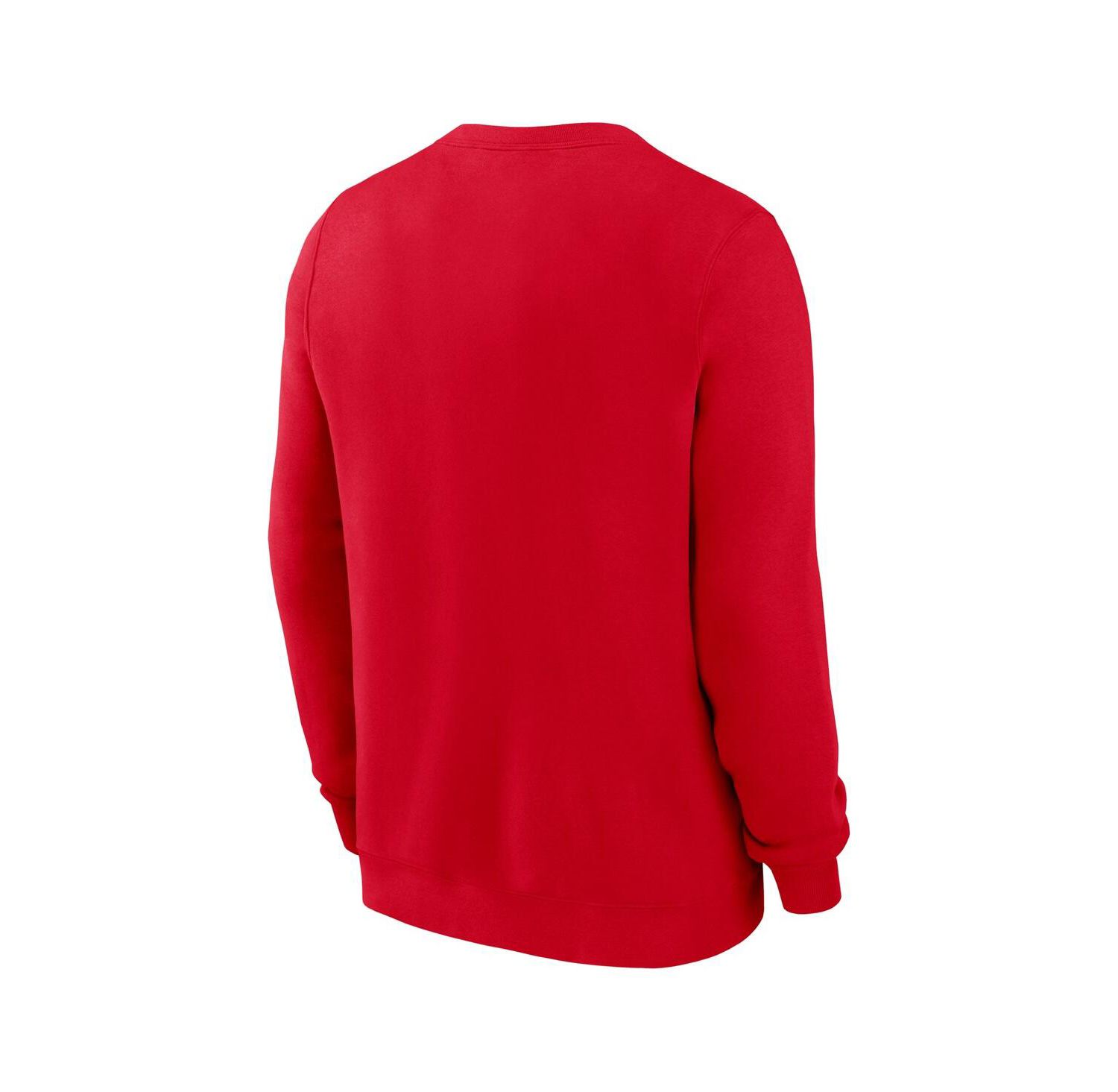 Men's Scarlet Ohio State Buckeyes Old English Fleece Sweatshirt