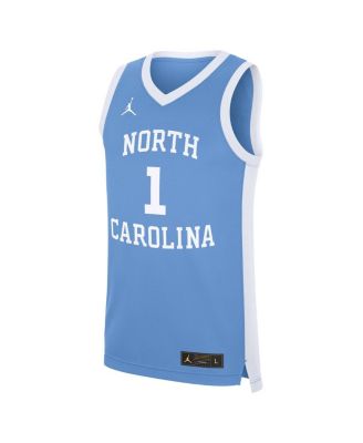Men's 1 Carolina Blue North Carolina Tar Heels Alternate Replica Jersey