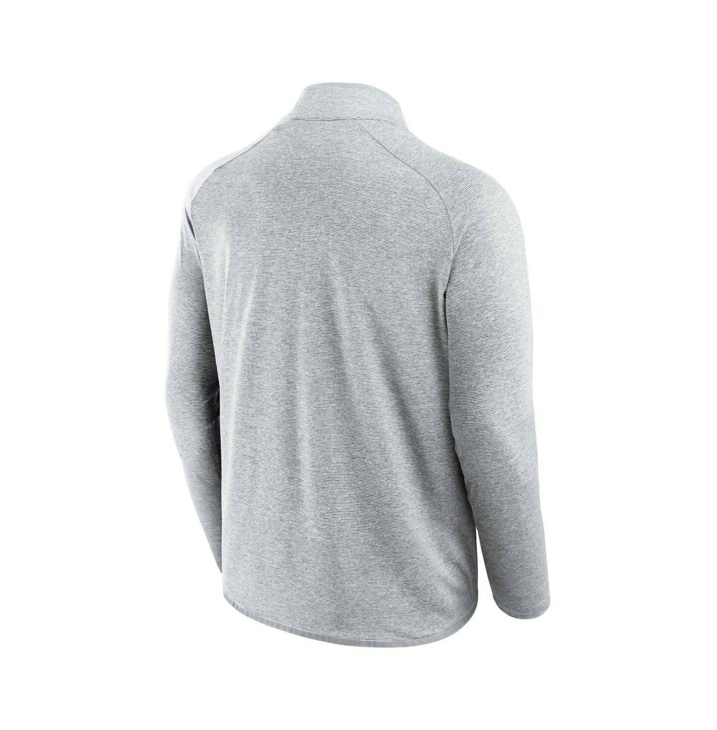 Куртка Fanatics Gray Detroit Lions Front Office Performance Primary Quarter-Zip — фото 3
