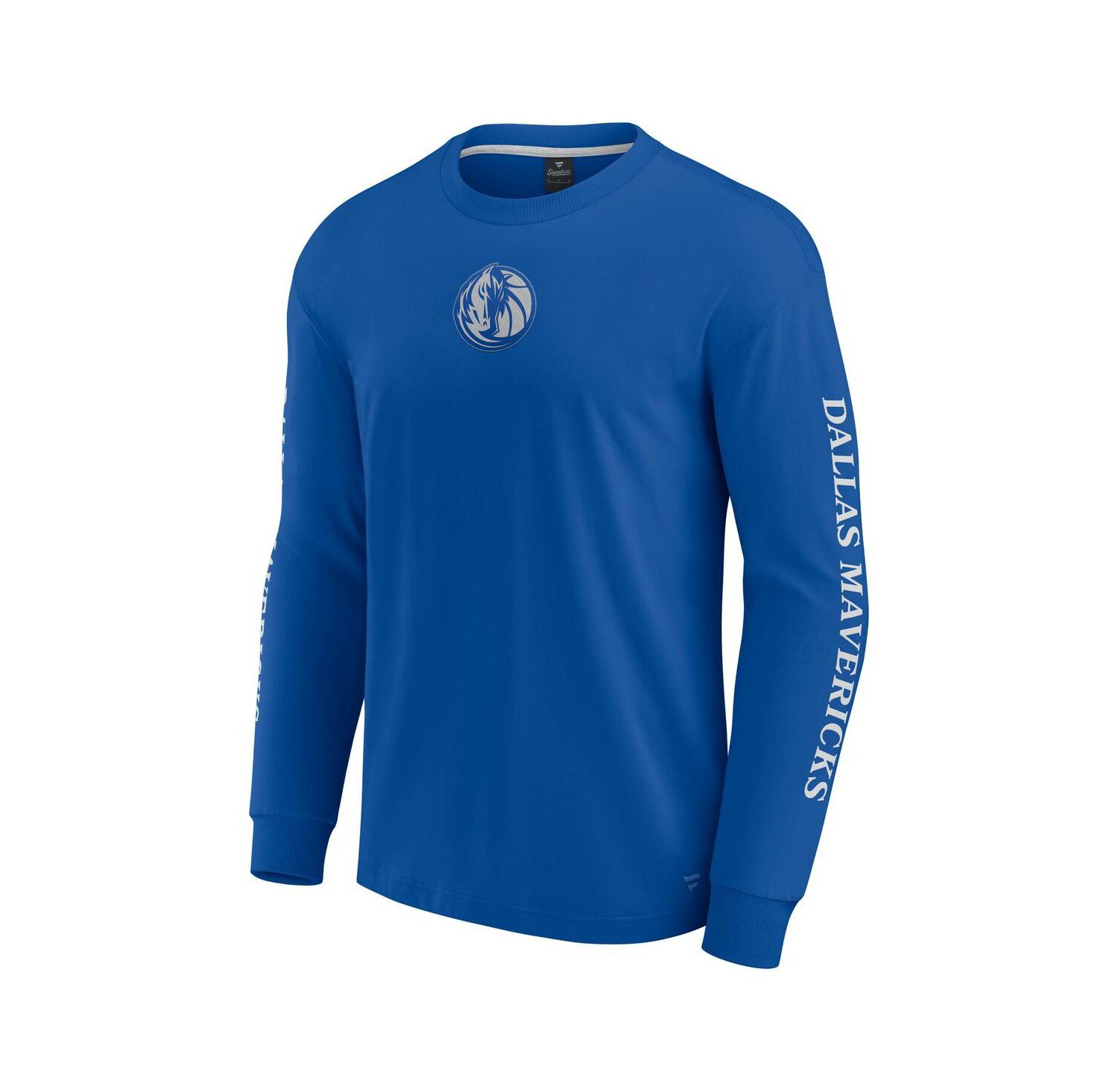 Men's Blue Dallas Mavericks Elements Strive Long Sleeve T-Shirt