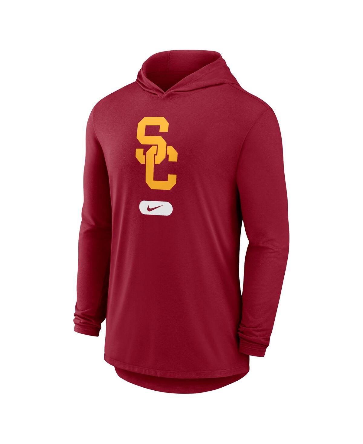 Nike Usc Trojans Primetime Evergreen Club Primary Logo  Men's College Pullover Hoodie In Cardinal