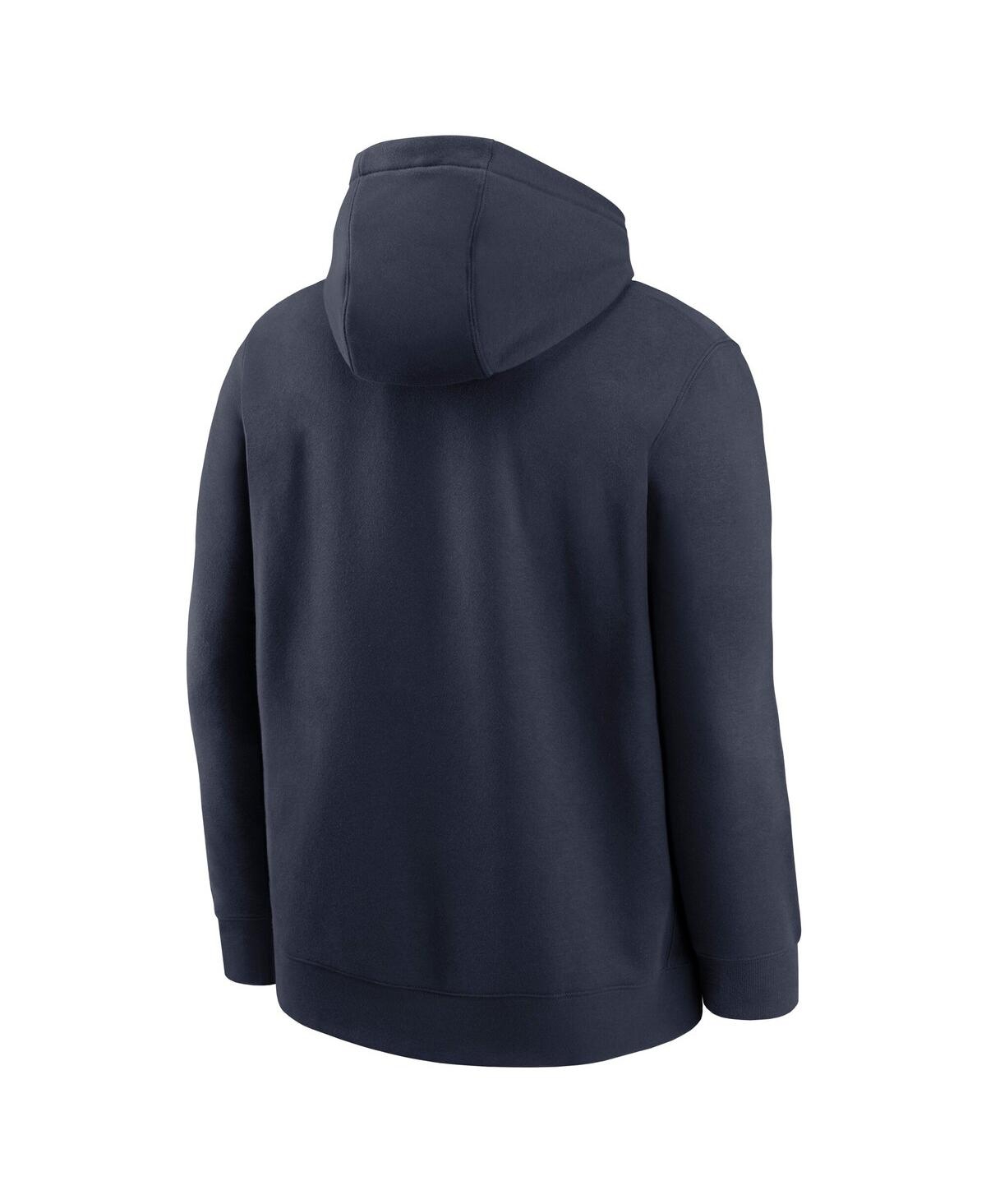 Nike Chicago Bears Rewind Club Logo  Men's Nfl Pullover Hoodie In Navy