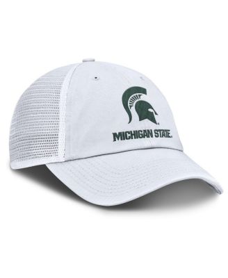 Men's White Michigan State Spartans Club Trucker Adjustable Hat