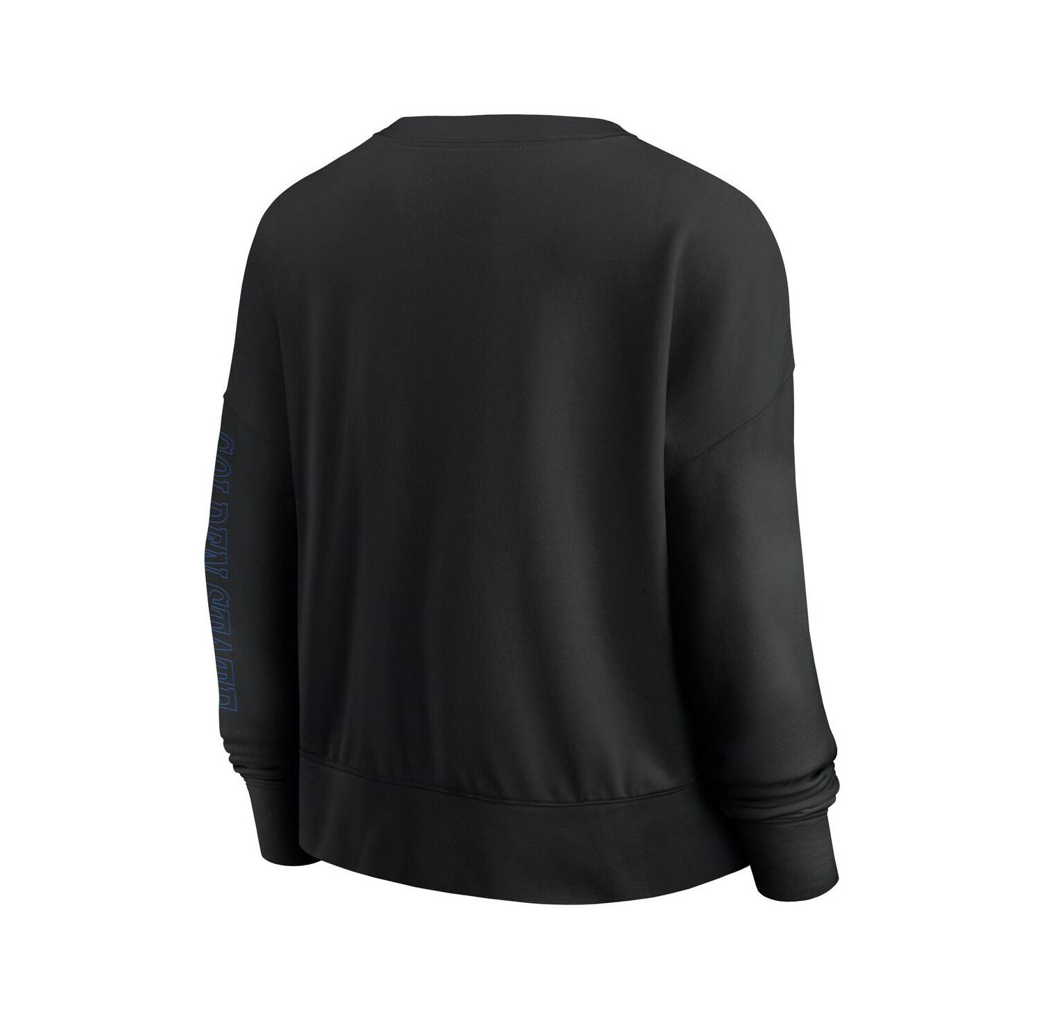 Black Golden State Warriors Oversized Game Day Pullover Sweatshirt