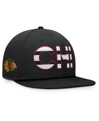 Men's Black Chicago Blackhawks Authentic Pro Rink Snapback Hat