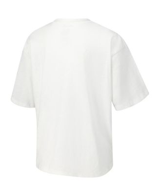 Women's White Ohio State Buckeyes Rock Roll Slub&nbsp;T-Shirt