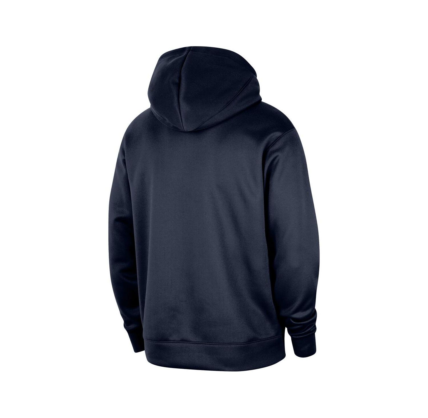 Men's Navy Memphis Grizzlies 2024/25 Spotlight On-Court Practice Performance Pullover Hoodie