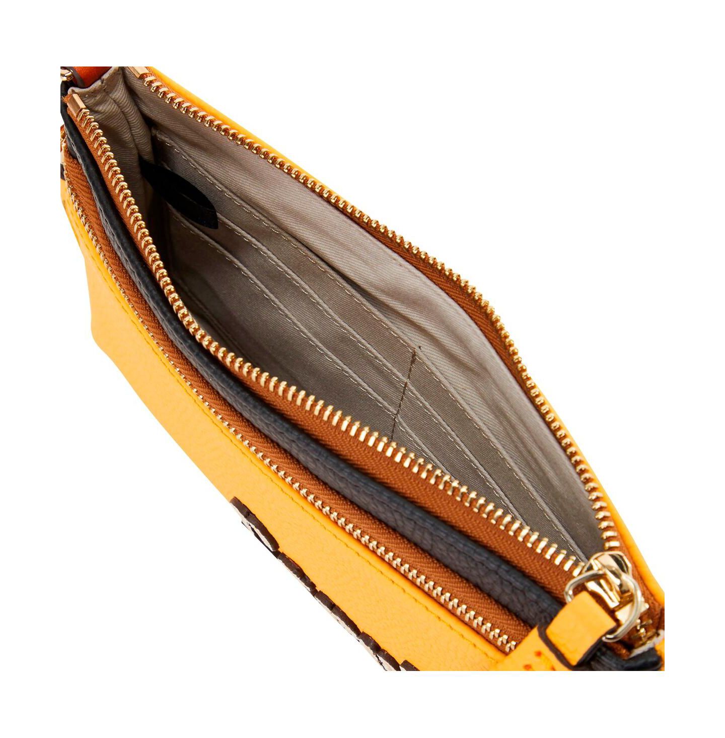 Женская сумка Dooney & Bourke Pittsburgh Steelers Infield Double-Zip Wristlet — фото 3