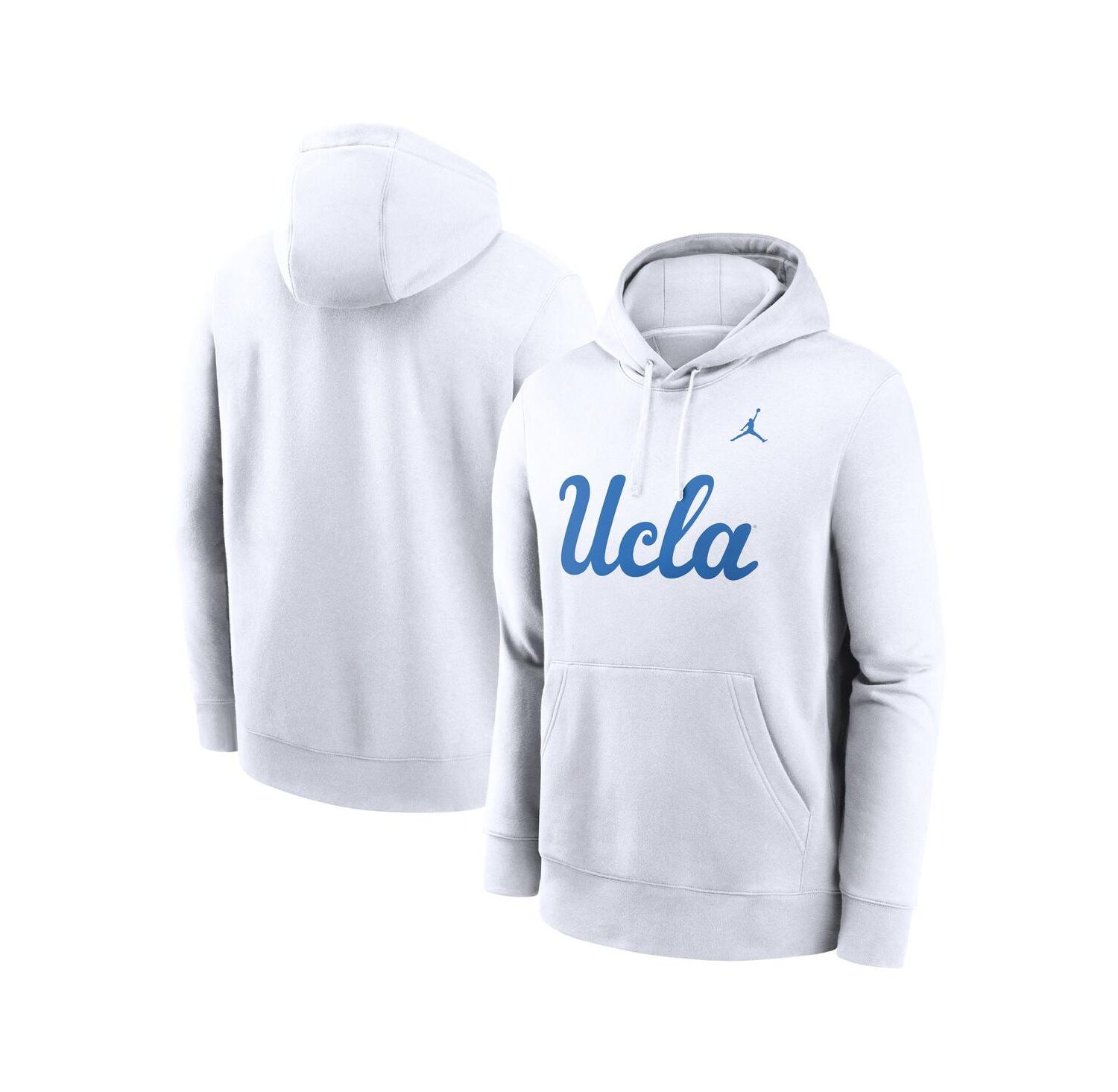 Men's White UCLA Bruins Primetime Club Fleece Pullover Hoodie