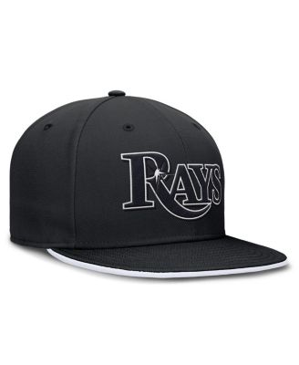 Men's Black Tampa Bay Rays Primetime True Performance Fitted Hat
