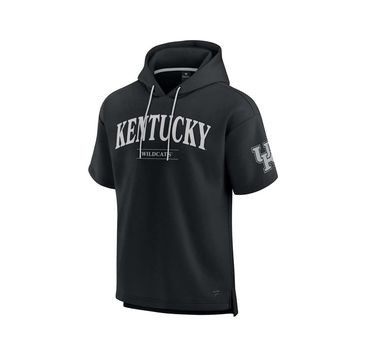 Men's Black Kentucky Wildcats Ready Short Sleeve Pullover Hoodie