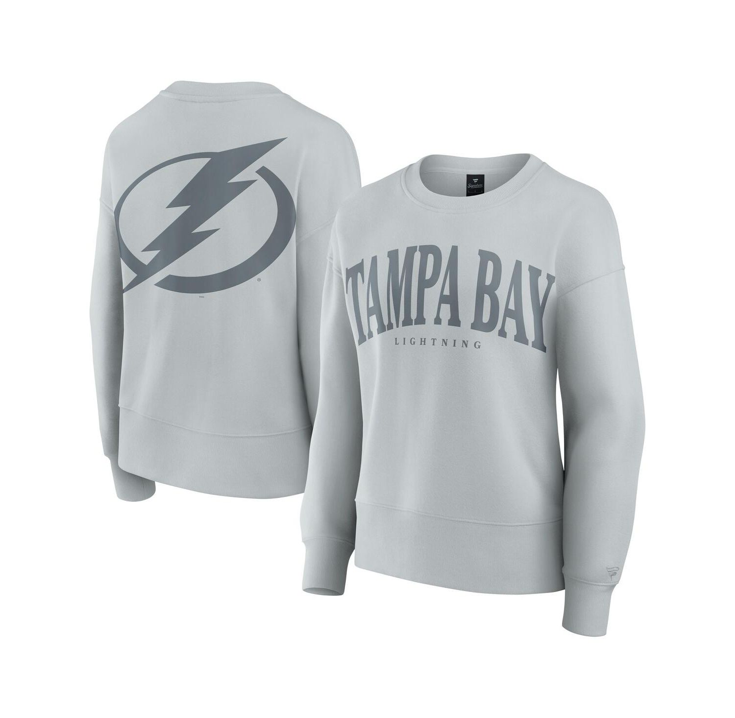 Women's Gray Tampa Bay Lightning Elements Flow Pullover Sweatshirt